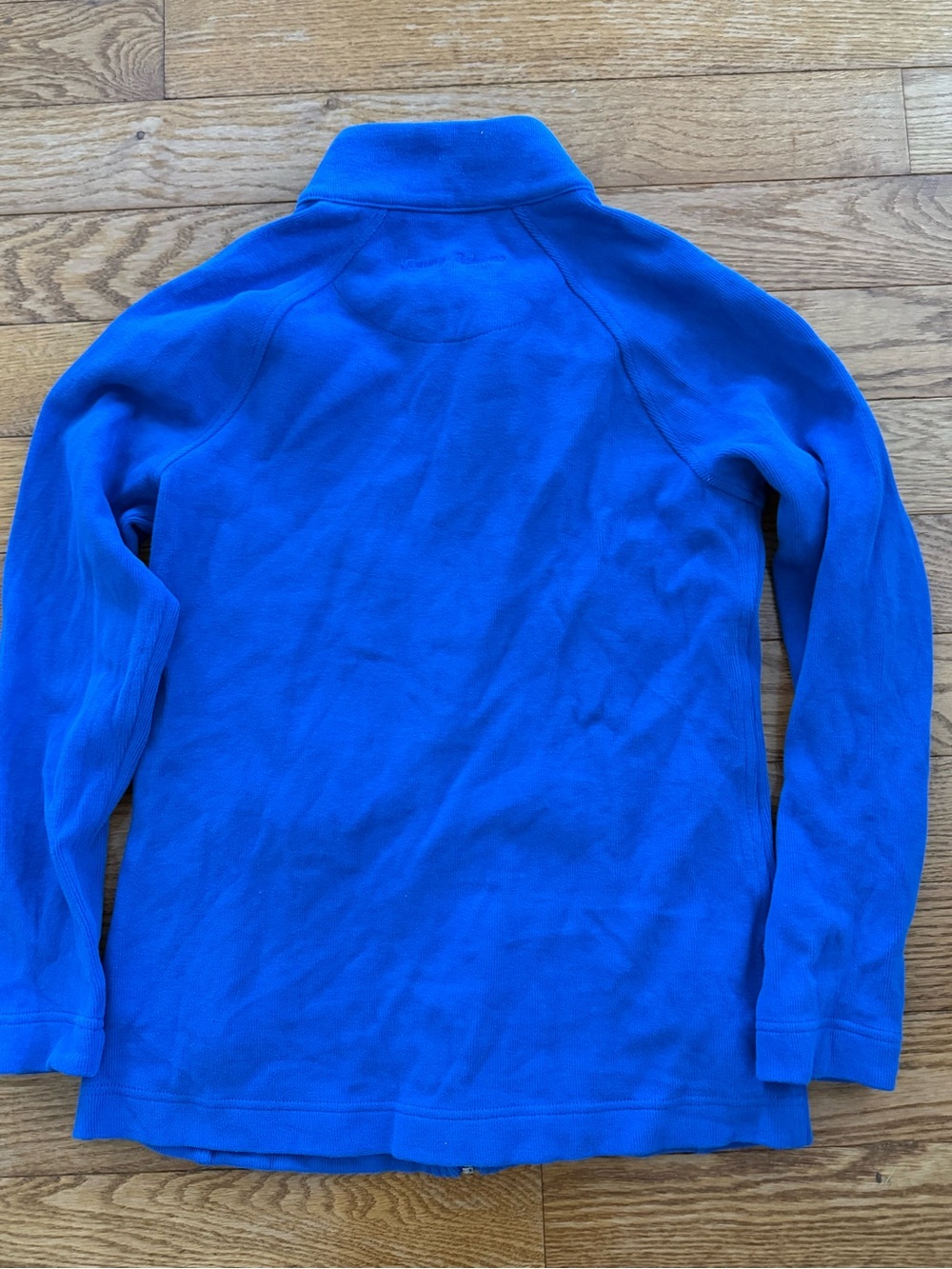 Tommy Bahama Aruba Full Zip Sweatshirt Jacket Women S Cobalt Cotton Cardigan - Picture 2 of 6